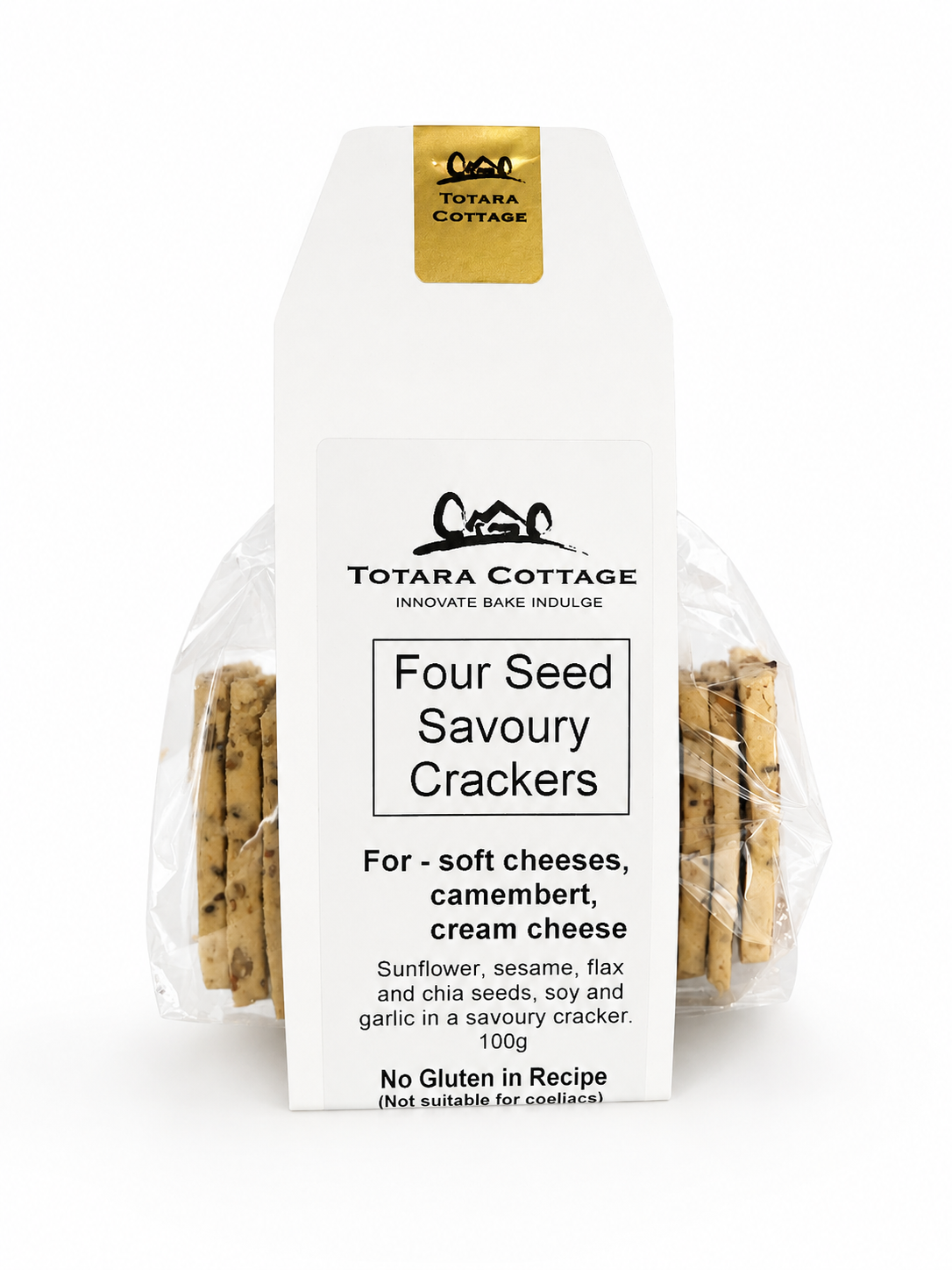 Totara Cottage four seed crackers