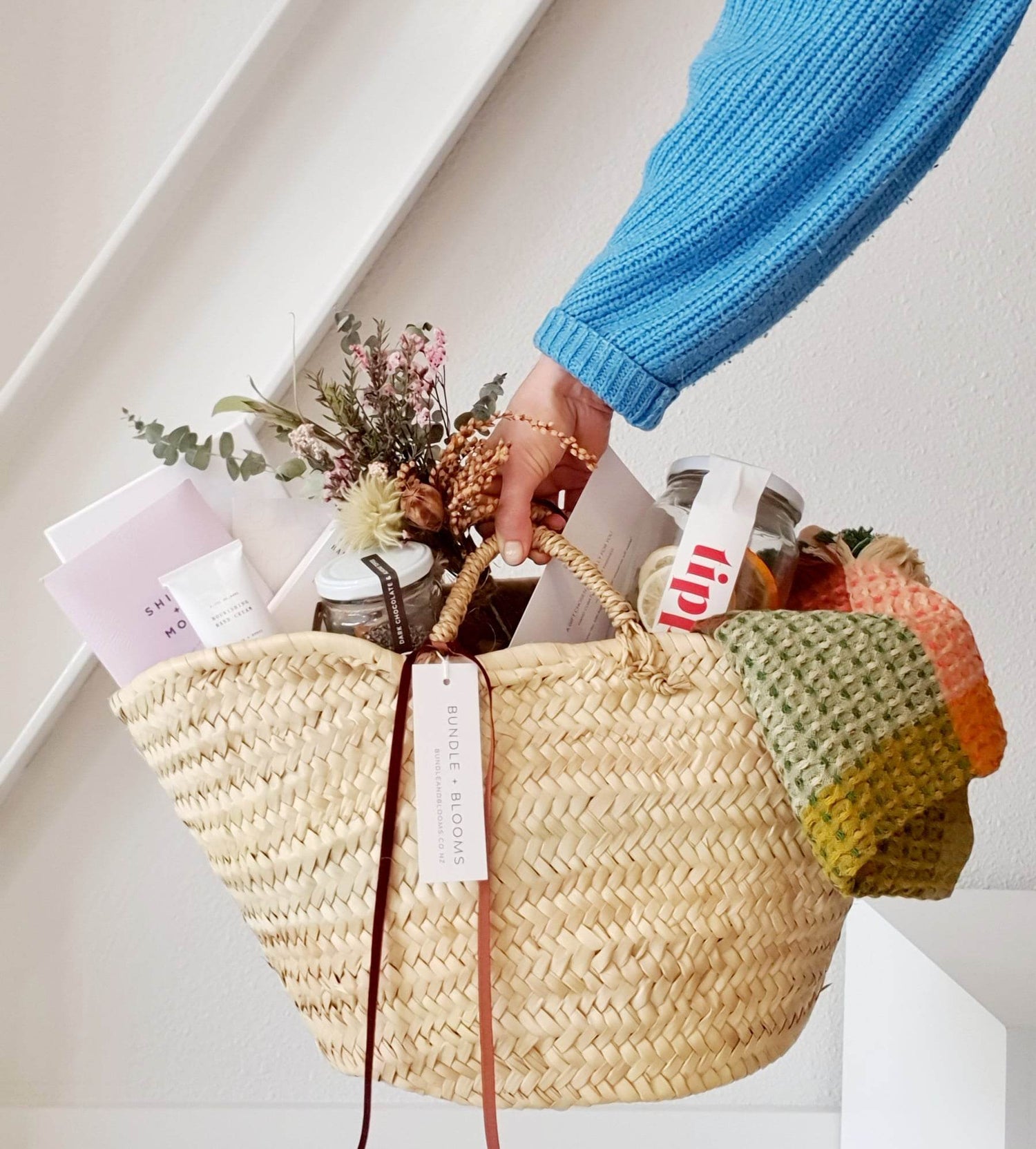 Gift boxes, gift hampers and gifts baskets delivery across New Zealand by Bundle + Blooms