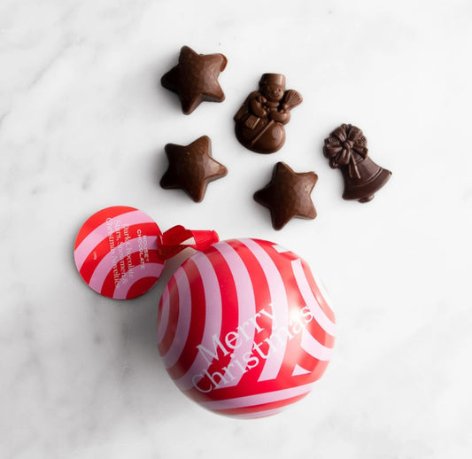 House of Chocolate | Dark Chocolate Tin Bauble