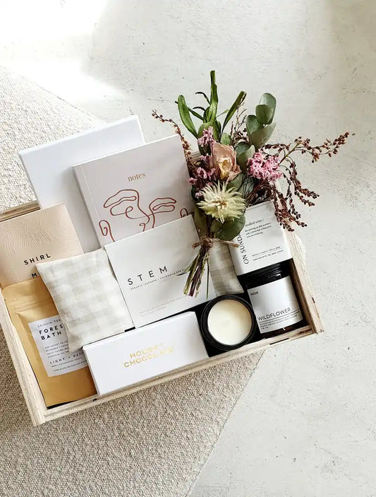 Self-Care for Her gift box NZ, perfect for indulgence and relaxation with fast delivery NZ-wide.