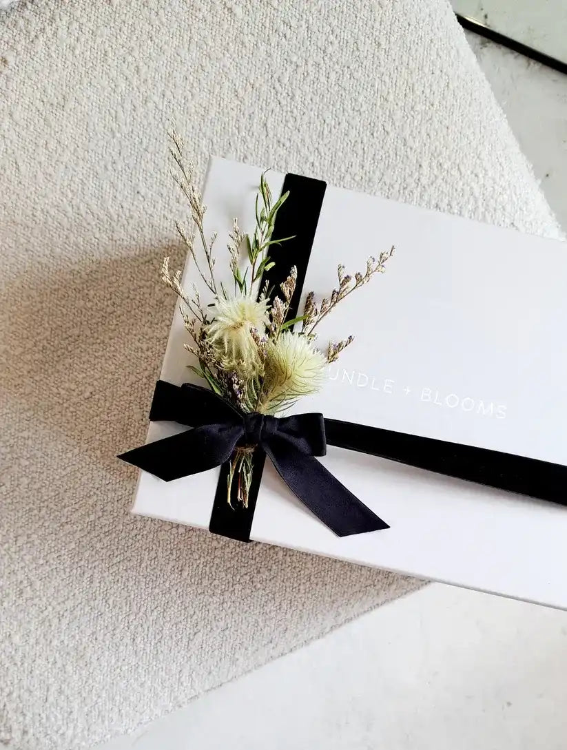 Spoil Her Grand gift box packaging from Bundle + Blooms, perfect for all occasions. Shop our premium gift boxes NZ-wide