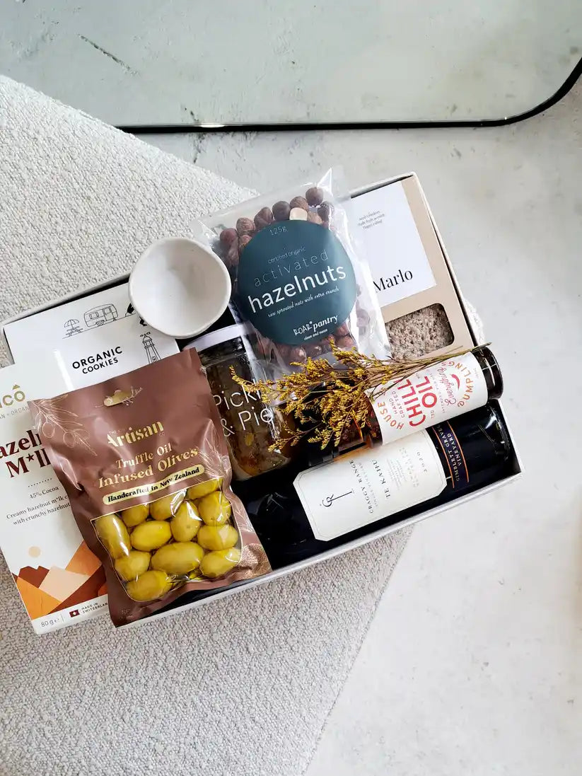 Gourmet gift box NZ, ideal for entertaining or thoughtful gifting.