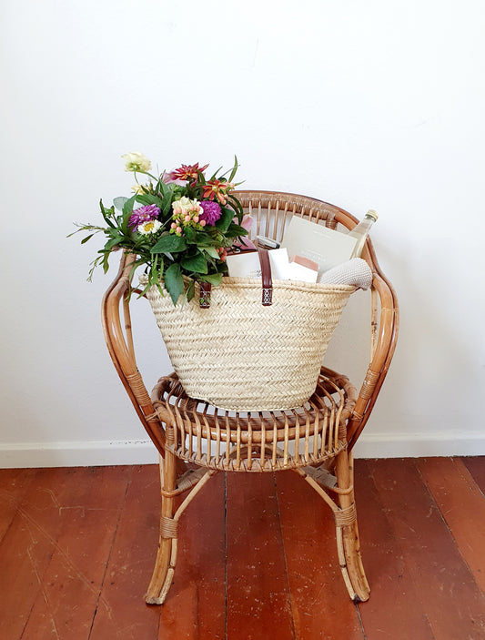 Gift Basket + Flowers